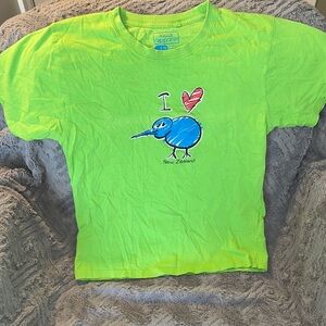 Kids Green Kiwi T-Shirt Youth 12 I heart New Zealand